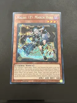 Maliss P March Hare Secret Rare 1st Edition ALIN-EN023 Yugioh - Image 1