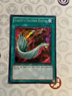 Harpie's Feather Duster - Secret Rare - LCJW-EN099 (NM/VLP) - Yugioh - Image 1