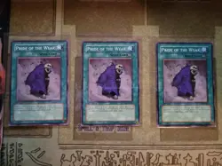 YUGIOH TCG 3X PRIDE OF THE WEAK 5DS2-EN021 COMMON 1ST EDITION NM - Image 1