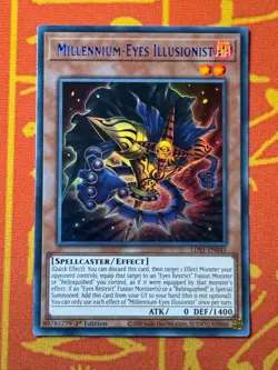 YUGIOH MILLENNIUM-EYES ILLUSIONIST ULTRA RARE 1ST EDITION NM LDS1-EN045 - Image 3