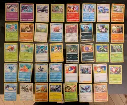 38 x Pokemon Card Bundle (Sword & Shield Sets, NM) - Image 1
