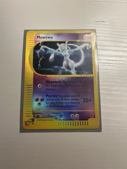 Pokemon Mewtwo TCG Reverse Holo Rare Card 56/165 Expedition Base Set - Image 1