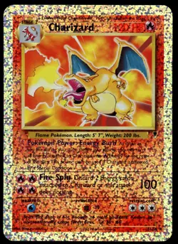 Pokemon Legendary Collection Reverse Holo Charizard Box Topper Jumbo Card LP-NM - Image 1