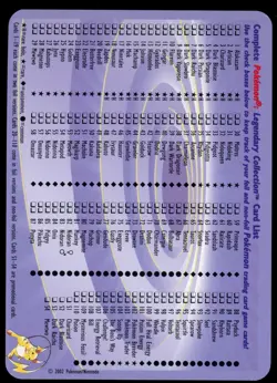 Pokemon Legendary Collection Reverse Holo Charizard Box Topper Jumbo Card LP-NM - Image 2