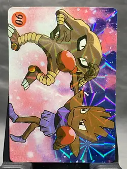 1996 Japan Pokemon Vend Machine Swirl Holo Sticker Card Onix RARE Onyx - Image 2