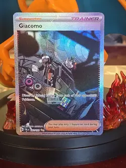 Pokemon TCG Giacomo Paldea Evolved Special Illustration Rare Card 267/193 - Image 1
