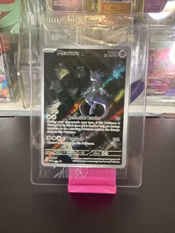 Mewtwo SVP052 Scarlet & Violet 151 Illustration Promo Pokemon Card * Sealed * - Image 1