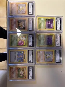 Pokemon Graded Lot Of 8 Cards - Image 1