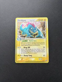 Pokemon Card EX Dragon Frontiers Feraligatr Holo 2/101 Delta Species - Image 1