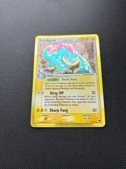 Pokemon Card EX Dragon Frontiers Feraligatr Holo 2/101 Delta Species - Image 3