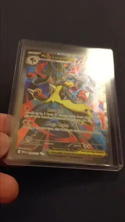 Pokemon Mega Lucario EX Holo Ultra Rare Card 160/132 Me01: Mega Evolution - Image 2