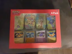 BRAND NEW-Pokemon TCG Scarlet & Violet 151 Mini Tins-4 Promo Cards + 4 Mini Tin - Image 1