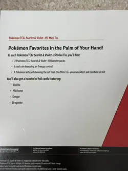 NEW Pokemon TCG: Scarlet & Violet 151 4 Mini Tins + 4 Promo Cards Box SEALED - Image 3