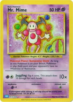 Mr. Mime Classic Collection Trading Card Game Classic 013/034 NM - Image 1