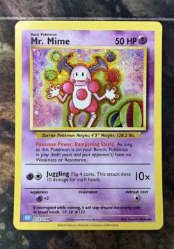 Mr. Mime 013/034 Holo CLB Pokemon Classic Card Collection Near Mint - Image 1