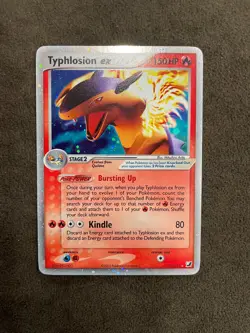 Meganium ex & Typhlosion ex Unseen Forces Pokemon Cards TCG Ultra Rare Holo - Image 2