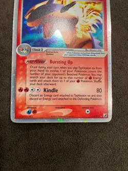 Meganium ex & Typhlosion ex Unseen Forces Pokemon Cards TCG Ultra Rare Holo - Image 4