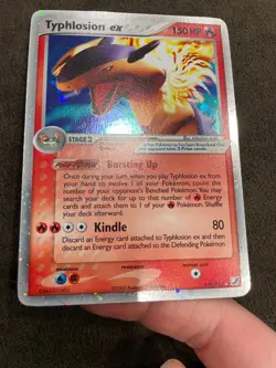 Meganium ex & Typhlosion ex Unseen Forces Pokemon Cards TCG Ultra Rare Holo - Image 5