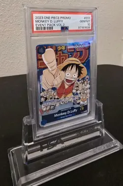 Monkey D. Luffy P-033 PSA 10 Event Pack Vol 2 Promo English One Piece Card Game - Image 2
