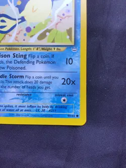 Pokemon Cards: 1st Edition Neo Revelation Common: Qwilfish 49/64 - Image 4