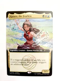 SDCC 2025 Magic The Gathering X Avatar Katara The Fearless Promo Card - Image 2