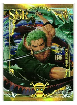 RORONOA ZORO SSR KSX-SSR-030 Eternal Journey One Piece Anime Collectible Card - Image 1