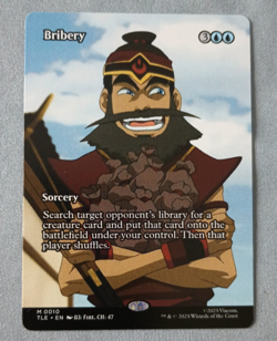 FOIL - MTG - Bribery (Borderless) #10 - Avatar: The Last Airbender - Image 1