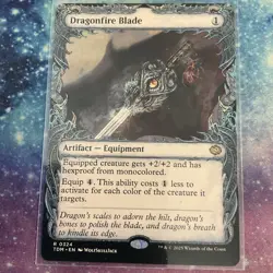 Dragonfire Blade (REGULAR) x1 - MTG Tarkir: Dragonstorm TDM #324 - Image 1