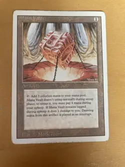 MTG Mana Vault Revised Edition - Magic the Gathering - Image 1