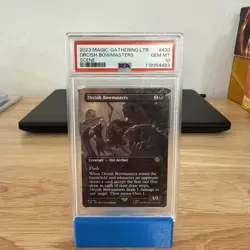 2023 MTG Lord of the Rings #433 Orchish Bowmasters Scene PSA 10 GEM MINT - Image 1