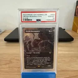 2023 MTG Lord of the Rings #433 Orchish Bowmasters Scene PSA 10 GEM MINT - Image 2