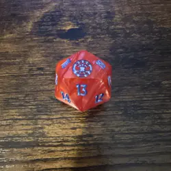 2025 Magic The Gathering Spider-Man Oversized D20 Spin Down Life Counter TCG Die - Image 2