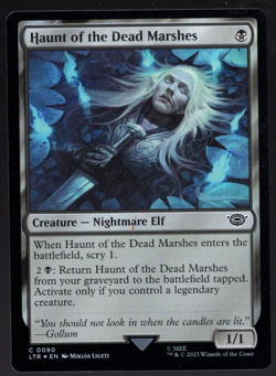 Haunt of the Dead Marshes 0090 Common Foil Lord of the Rings MTG Near Mint - Image 1