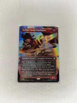 Kellan, Planar Trailblazer (Borderless) (Mana Foil) Foundations Foil - Image 1