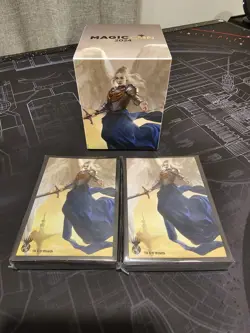 MTG MagicCon Las Vegas 2024 Ultra Pro Deck Box + Sleeves Angel Anna Christensen - Image 1