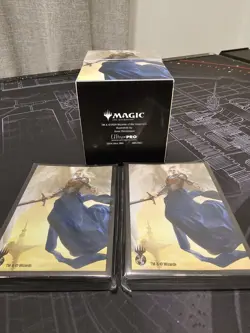 MTG MagicCon Las Vegas 2024 Ultra Pro Deck Box + Sleeves Angel Anna Christensen - Image 3