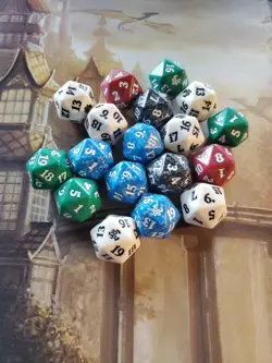 MTG Theros Beyond Death Life Counters Lot of 18 Spindown Dice Magic T Gathering - Image 1