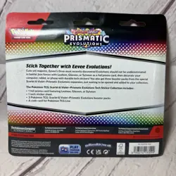 Pokemon TCG Scarlet Violet Prismatic Evolutions Tech Sticker Collection Leafeon - Image 2
