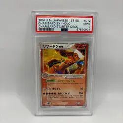 PSA 9 - Charizard ex 012/052 Holo 1st Edition Starter Deck 2004 - Pokemon TCG - Image 1