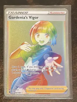 Pokemon Gardenia’s Vigor 202/189 Secret Rainbow Astral Radiance - Image 1