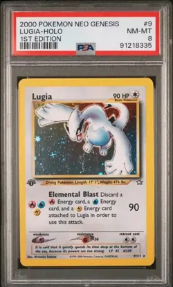 1st Edition Lugia Holo | 2000 Pokemon Neo Genesis PSA 8 | Fast Shipping! - Image 1