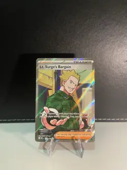 Lt. Surge's Bargain ME01: Mega Evolution 170/132 Ultra Rare Pokemon TCG - Image 1