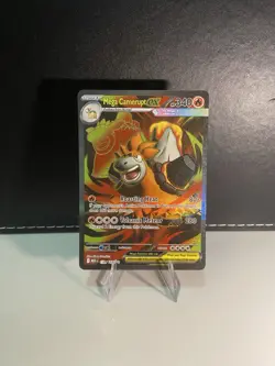 Mega Camerupt EX ME01: Mega Evolutions 156/132 Ultra Rare Pokemon TCG - Image 1
