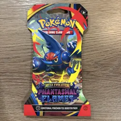 Pokemon TCG - PHANTASMAL FLAMES - Sleeved Booster Pack COMPLETE ART SET - 4Packs - Image 5