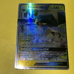 Pokemon Vikavolt GX Sun Moon Guardians Rising 45/145 Holo Ultra Rare LP FREE SH - Image 1