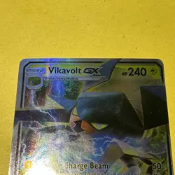 Pokemon Vikavolt GX Sun Moon Guardians Rising 45/145 Holo Ultra Rare LP FREE SH - Image 2