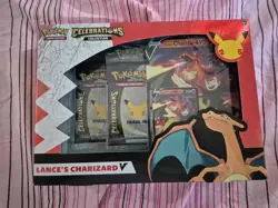 Pokemon TCG Celebrations Collection Lance's Charizard V Box 820650101625 - Image 1