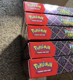 Pokemon TCG Paldean Fates Great Tusk ex and Iron Treads ex Premium Collection x5 - Image 2