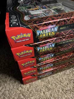 Pokemon TCG Paldean Fates Great Tusk ex and Iron Treads ex Premium Collection x5 - Image 5