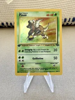 Pokemon Pinsir 1st Edition Jungle 9/64 Holo Rare LP WOTC 19999 - Image 1
